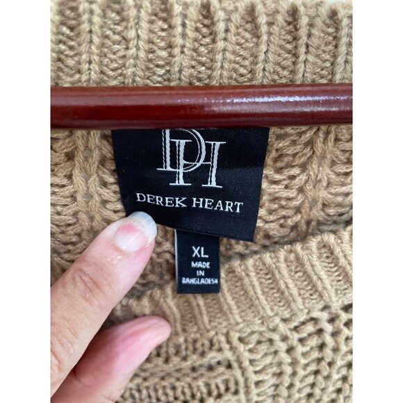 Derek Heart XL Cozy Cable Knit Sweater Dress - Picture 4 of 10